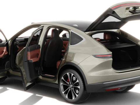 Nio EC7 2023 with interior 3D Model
