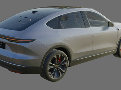 Nio EC7 2023 with interior 3Dモデル