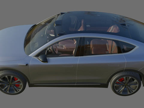 Nio EC7 2023 with interior 3Dモデル
