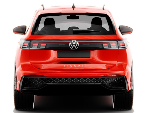 Volkswagen Tiguan 2024 with interior 3D Model
