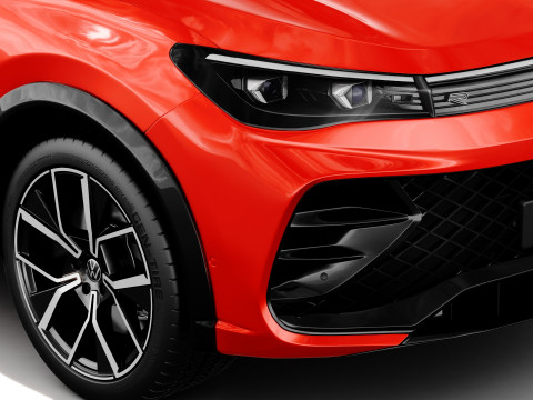 Volkswagen Tiguan 2024 with interior 3D Model