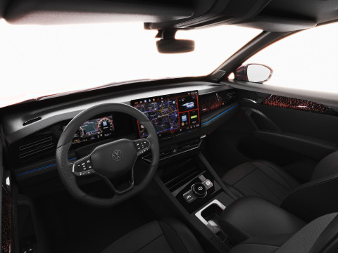Volkswagen Tiguan 2024 with interior 3D Model