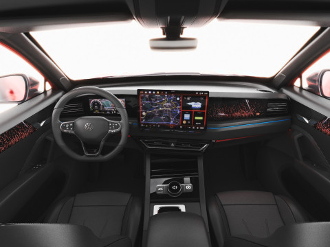 Volkswagen Tiguan 2024 with interior 3D Model