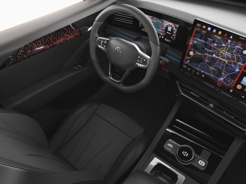 Volkswagen Tiguan 2024 with interior 3D Model