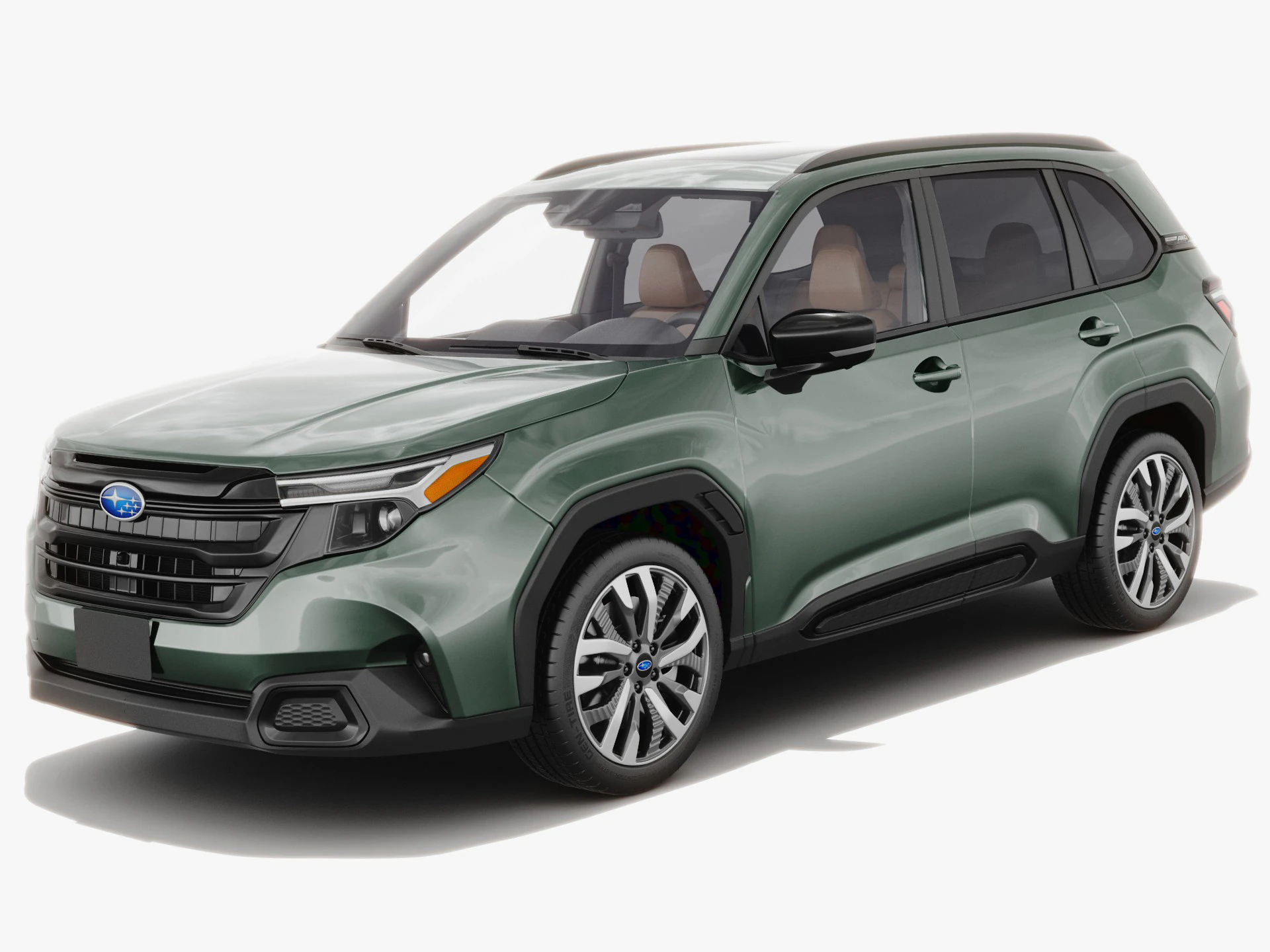Subaru Forester 2025 with interior 3D Model .c4d .max .obj .3ds .fbx .stl .blend 