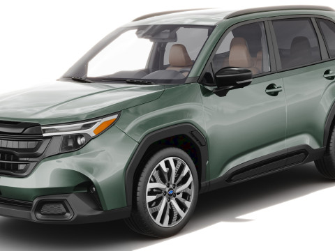 Subaru Forester 2025 with interior 3D मॉडल