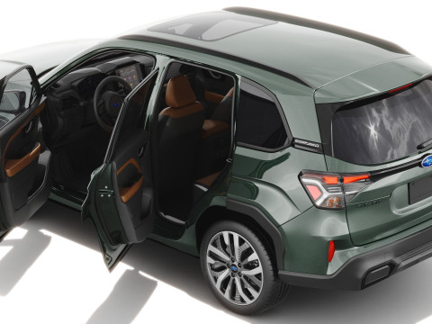 Subaru Forester 2025 with interior 3D मॉडल