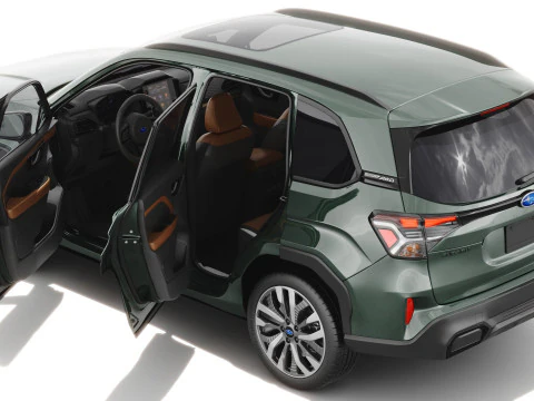 Subaru Forester 2025 with interior 3D Model
