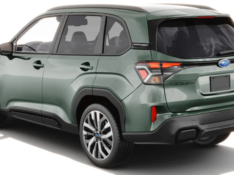 Subaru Forester 2025 with interior 3D Model