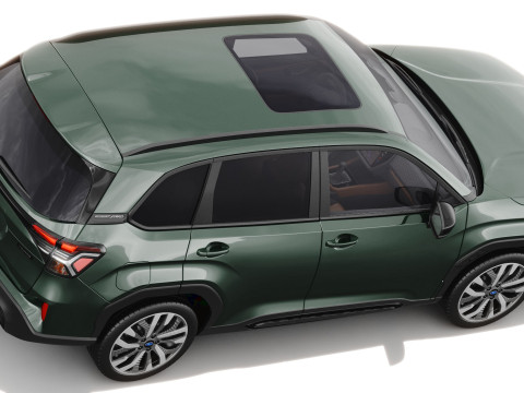 Subaru Forester 2025 with interior 3D मॉडल