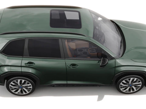 Subaru Forester 2025 with interior 3D Model