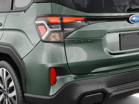 Subaru Forester 2025 with interior 3D Model