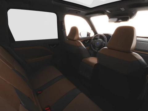 Subaru Forester 2025 with interior 3D Model