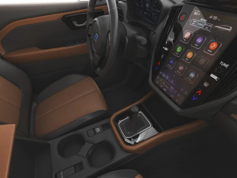 Subaru Forester 2025 with interior 3D Model