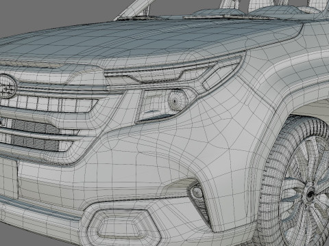 Subaru Forester 2025 with interior 3D मॉडल