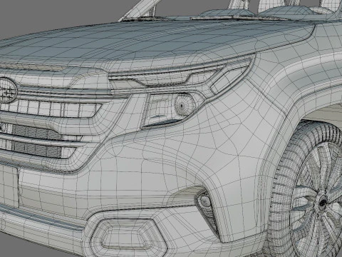 Subaru Forester 2025 with interior 3D Model