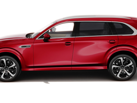 Mazda CX-80 2025 with interior 3D Model