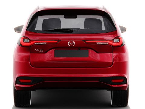 Mazda CX-80 2025 with interior 3D Model