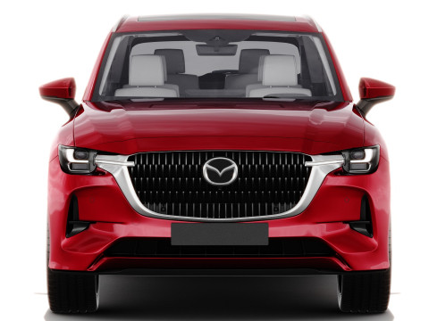 Mazda CX-80 2025 with interior 3D Model