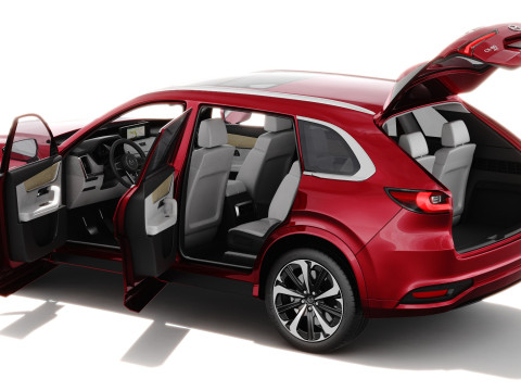 Mazda CX-80 2025 with interior 3D Model