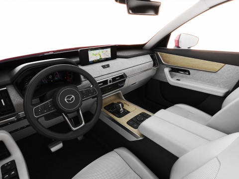 Mazda CX-80 2025 with interior 3D Model