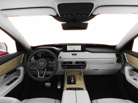 Mazda CX-80 2025 with interior 3D Model