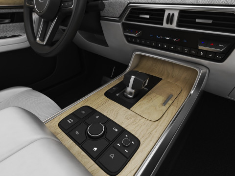 Mazda CX-80 2025 with interior 3D Model