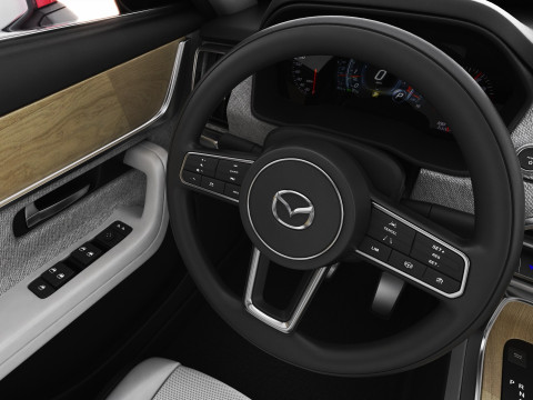 Mazda CX-80 2025 with interior 3D Model
