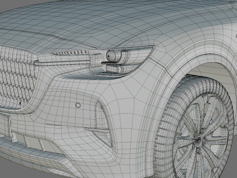 Mazda CX-80 2025 with interior 3D Model