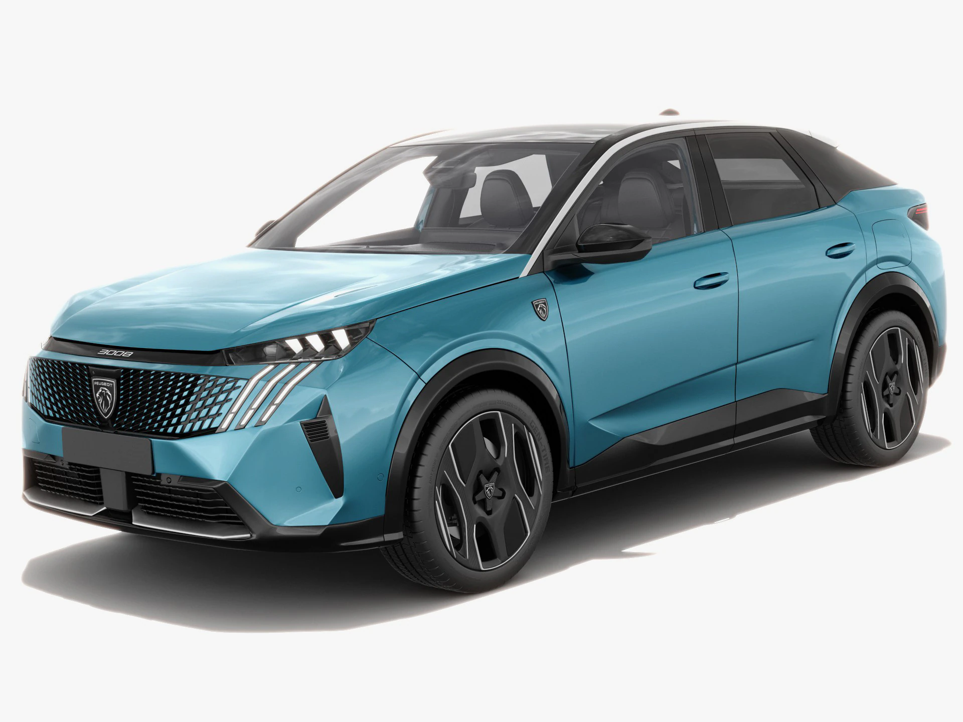Peugeot 3008 e-3008 2025 with interior 3D Model .c4d .max .obj .3ds .fbx .stl .blend 
