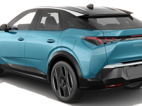 Peugeot 3008 e-3008 2025 with interior 3D Model