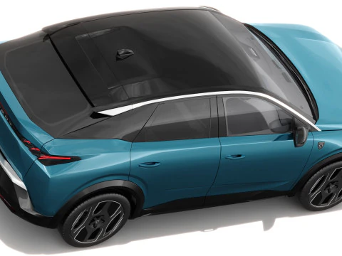 Peugeot 3008 e-3008 2025 with interior 3D Model