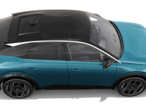 Peugeot 3008 e-3008 2025 with interior 3D Model
