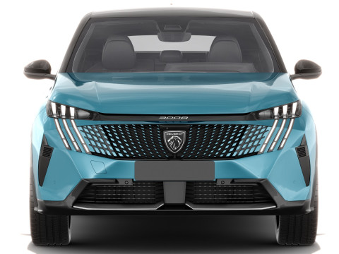 Peugeot 3008 e-3008 2025 with interior Modelo 3D