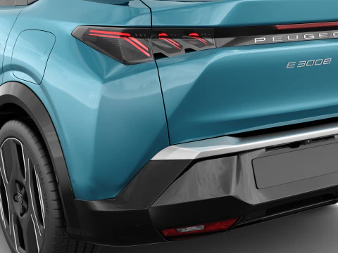 Peugeot 3008 e-3008 2025 with interior 3D Model