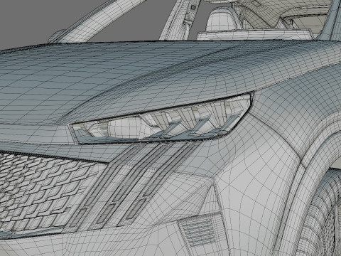 Peugeot 3008 e-3008 2025 with interior Modelo 3D