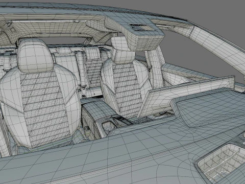 Peugeot 3008 e-3008 2025 with interior 3D Model