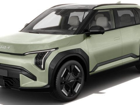 Kia EV3 GT-line 2025 with interior 3D 模型