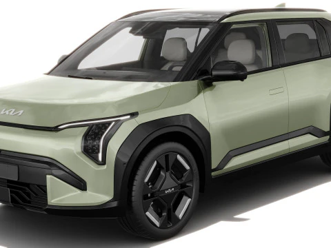 Kia EV3 GT-line 2025 with interior 3D Model