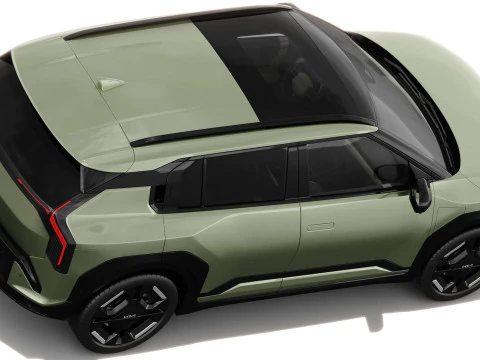 Kia EV3 GT-line 2025 with interior 3D Model
