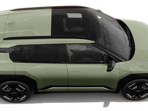 Kia EV3 GT-line 2025 with interior 3D Model