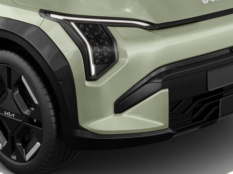 Kia EV3 GT-line 2025 with interior 3D 模型