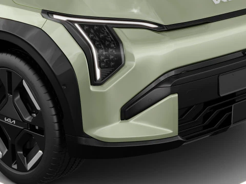 Kia EV3 GT-line 2025 with interior 3D Model