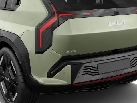 Kia EV3 GT-line 2025 with interior 3D 模型