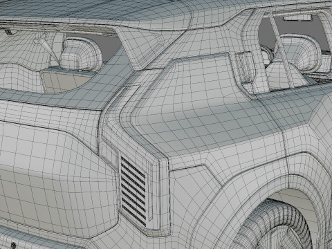 Kia EV3 GT-line 2025 with interior 3D 模型