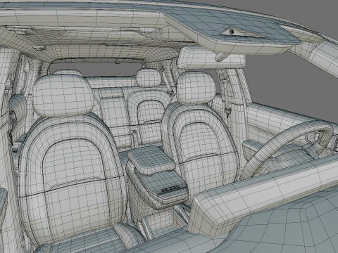 Kia EV3 GT-line 2025 with interior 3D Model