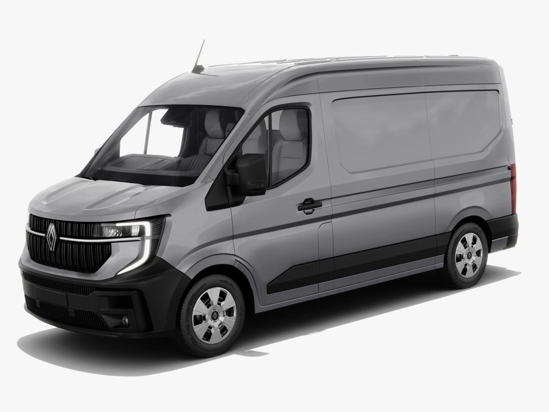 Renault Master Van L2H2 2024 com interior Modelo 3D .c4d .max .obj .3ds .fbx .stl .blend 
