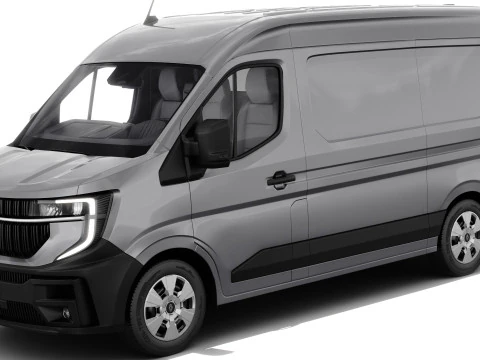 Renault Master Van L2H2 2024 com interior Modelo 3D