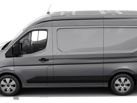 Renault Master Van L2H2 2024 with interior 3D Модель