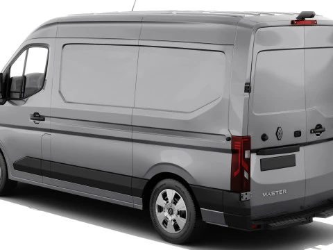 Renault Master Van L2H2 2024 com interior Modelo 3D
